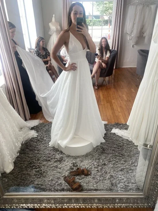 Jenny Yoo Persephone Wedding Gown Size 4 - Picture 11 of 16